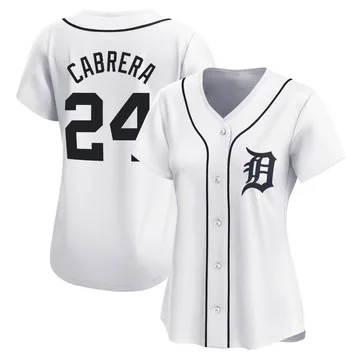 Miguel Cabrera Women's Detroit Tigers Limited Home Jersey - White