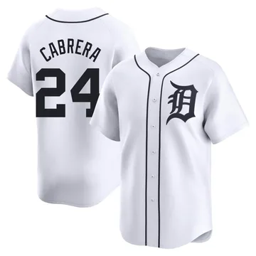 Miguel Cabrera Youth Detroit Tigers Limited Home Jersey - White