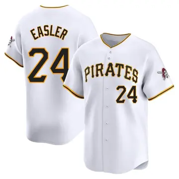 Mike Easler Men's Pittsburgh Pirates Limited Home Jersey - White