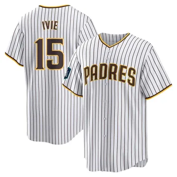 Mike Ivie Men's San Diego Padres Replica 2024 World Tour Seoul Series Home Jersey - White