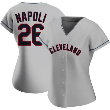 Mike Napoli Women's Cleveland Guardians Authentic Road Jersey - Gray