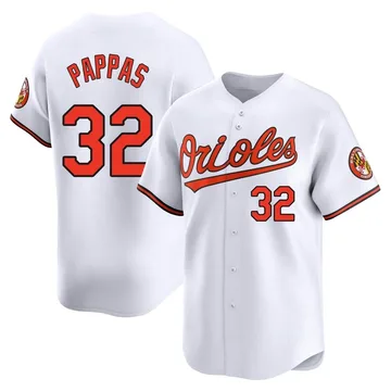 Milt Pappas Men's Baltimore Orioles Limited Home Jersey - White