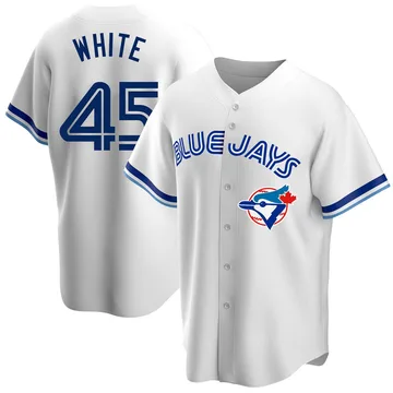 Mitch White Men's Toronto Blue Jays Replica Home Cooperstown Collection Jersey - White