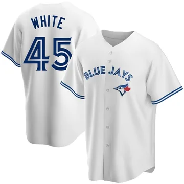 Mitch White Men's Toronto Blue Jays Replica Home Jersey - White