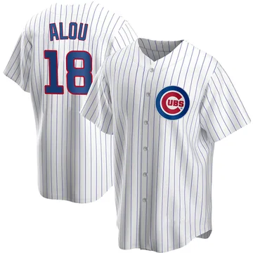 Moises Alou Men's Chicago Cubs Replica Home Jersey - White