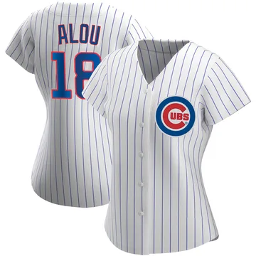 Moises Alou Women's Chicago Cubs Authentic Home Jersey - White