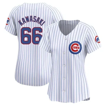 Munenori Kawasaki Women's Chicago Cubs Limited Home Jersey - White