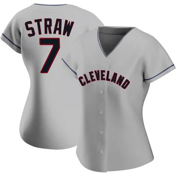 Myles Straw Women's Cleveland Guardians Authentic Road Jersey - Gray