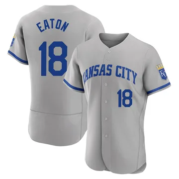 Nate Eaton Men's Kansas City Royals Authentic 2022 Road Jersey - Gray