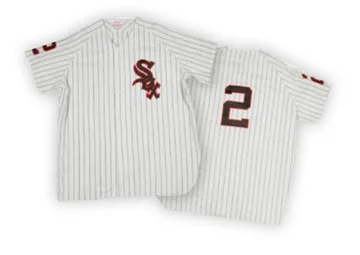 Nellie Fox Men's Chicago White Sox Authentic Throwback Jersey - White