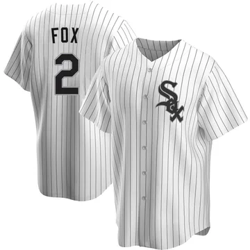 Nellie Fox Men's Chicago White Sox Replica Home Jersey - White