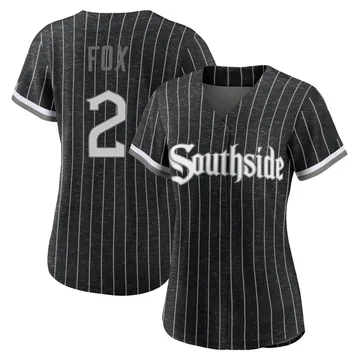 Nellie Fox Women's Chicago White Sox Authentic 2021 City Connect Jersey - Black