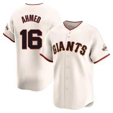 Nick Ahmed Men's San Francisco Giants Limited Home Jersey - Cream