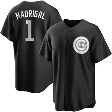 Nick Madrigal Youth Chicago Cubs Replica Jersey - Black/White