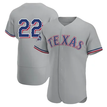 Nick Martinez Men's Texas Rangers Authentic Road 2023 World Series Champions Jersey - Gray