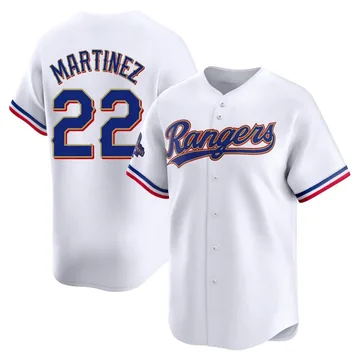 Nick Martinez Men's Texas Rangers Limited White 2024 Collection Jersey - Gold