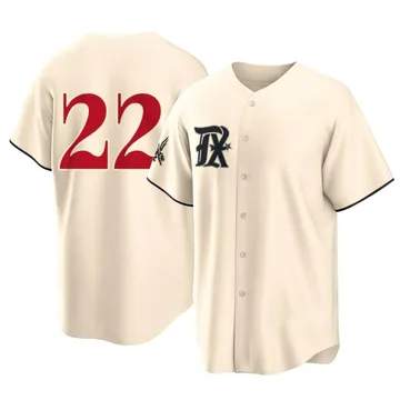 Nick Martinez Men's Texas Rangers Replica 2023 City Connect Jersey - Cream