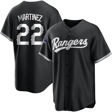 Nick Martinez Men's Texas Rangers Replica Black 2023 World Series Champions Jersey - White