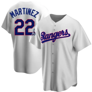 Nick Martinez Men's Texas Rangers Replica Home Cooperstown Collection 2023 World Series Champions Jersey - White