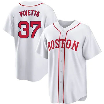 Nick Pivetta Men's Boston Red Sox Replica 2021 Patriots' Day Jersey - White