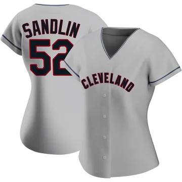 Nick Sandlin Women's Cleveland Guardians Authentic Road Jersey - Gray