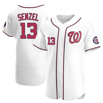 Nick Senzel Men's Washington Nationals Authentic Home Jersey - White