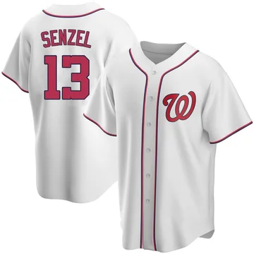 Nick Senzel Men's Washington Nationals Replica Home Jersey - White