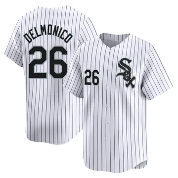 Nicky Delmonico Men's Chicago White Sox Limited Home Jersey - White