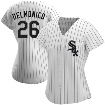 Nicky Delmonico Women's Chicago White Sox Authentic Home Jersey - White