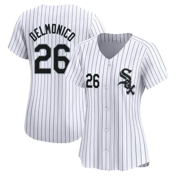 Nicky Delmonico Women's Chicago White Sox Limited Home Jersey - White