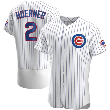 Nico Hoerner Men's Chicago Cubs Authentic Home Jersey - White