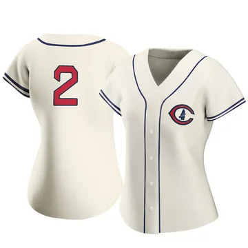 Nico Hoerner Women's Chicago Cubs Authentic 2022 Field Of Dreams Jersey - Cream