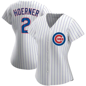 Nico Hoerner Women's Chicago Cubs Authentic Home Jersey - White