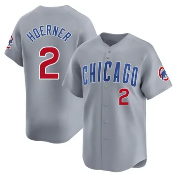 Nico Hoerner Youth Chicago Cubs Limited Road Jersey - Gray