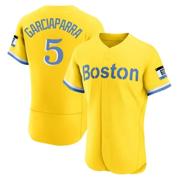 Nomar Garciaparra Men's Boston Red Sox Authentic Blue 2021 City Connect Jersey - Gold/Light