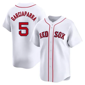 Nomar Garciaparra Men's Boston Red Sox Limited Home Jersey - White