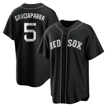 Nomar Garciaparra Youth Boston Red Sox Replica Jersey - Black/White