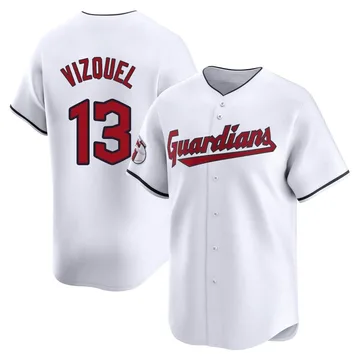 Omar Vizquel Men's Cleveland Guardians Limited Home Jersey - White