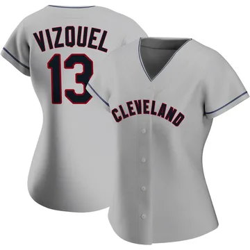 Omar Vizquel Women's Cleveland Guardians Replica Road Jersey - Gray