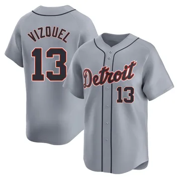 Omar Vizquel Youth Detroit Tigers Limited Road Jersey - Gray