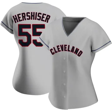 Orel Hershiser Women's Cleveland Guardians Authentic Road Jersey - Gray