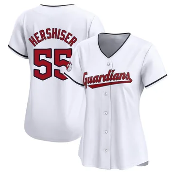 Orel Hershiser Women's Cleveland Guardians Limited Home Jersey - White