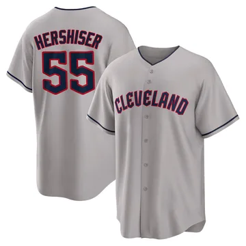 Orel Hershiser Youth Cleveland Guardians Replica Road Jersey - Gray