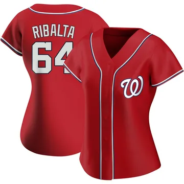 Orlando Ribalta Women's Washington Nationals Authentic Alternate Jersey - Red