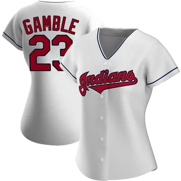 Oscar Gamble Women's Cleveland Guardians Authentic Home Jersey - White