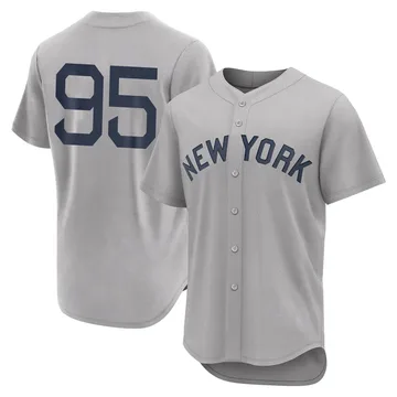 Oswaldo Cabrera Men's New York Yankees Authentic 2021 Field of Dreams Jersey - Gray