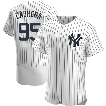 Oswaldo Cabrera Men's New York Yankees Authentic Home Jersey - White