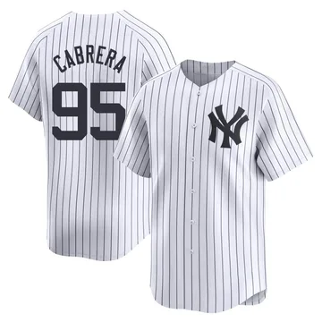 Oswaldo Cabrera Men's New York Yankees Limited Yankee Home Jersey - White