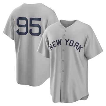 Oswaldo Cabrera Men's New York Yankees Replica 2021 Field of Dreams Jersey - Gray