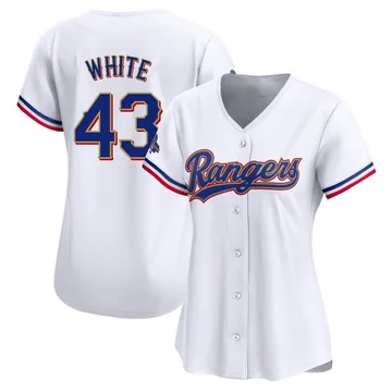 Owen White Women's Texas Rangers Limited White 2024 Collection Jersey - Gold